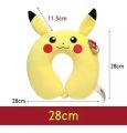 Premium U-Shaped Pikachu Neck Pillow - Ultimate Comfort for Office & Travel - Vibrant Yellow. 