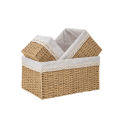 Rattan Desktop Storage Box Woven Snack Cosmetics Toy Storage Basket Household Fabrics Coffee Table Sundries Key Basket. 