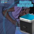 Latest Quality Portable Mini USB Air Cooler with 7 Colors LED lights Personal AC Fan Desktop Air Conditioner for Office/Home.