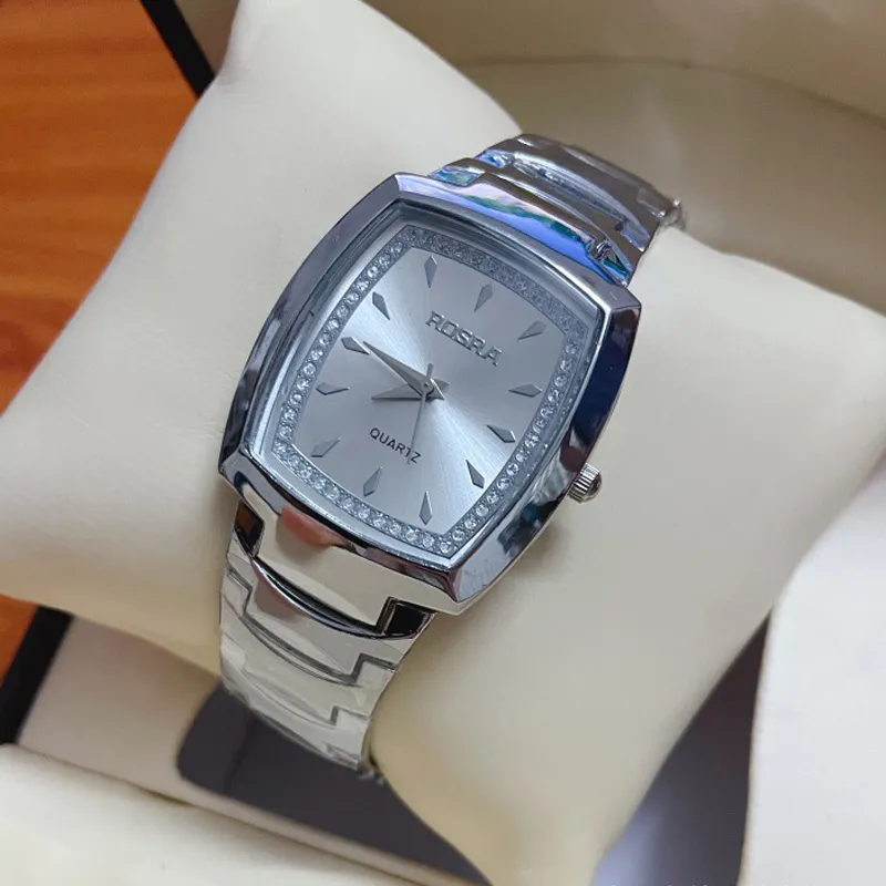 Exclusive Offer】Elegant Square Dial Women's Wristwatch Glass