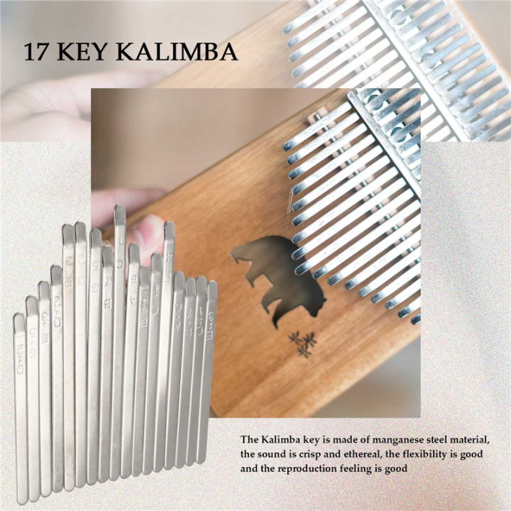 JAERBEE%2017%20Keys%20Kalimba%20Thumb%20Finger%20Piano%20DIY%20Keys+Bridge+Tuning%20Hammer%20Kit%20Musical%20Instrument%20Part%20Accessories%20-%20Image%203