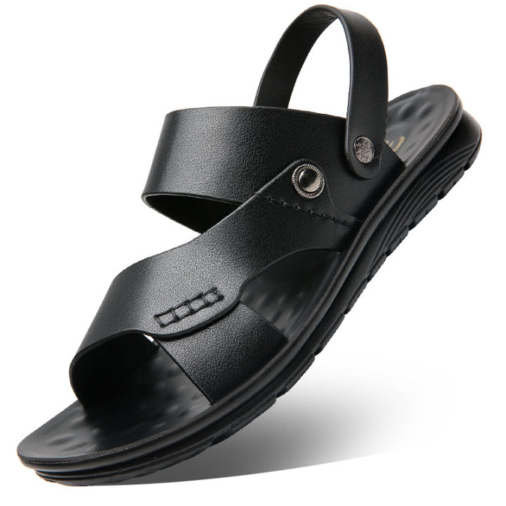 Men's%20Sandals%20Summer%20Soft%20Leather%20Soft%20Sole%20Anti%20Slip%20Beach%20Shoes%202023%20New%20Plus%20Size%20Casual%20Dual-Use%20Slippers%20-%20Image%206