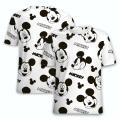 Summer Disney T-Shirts Mickey Minnie Mouse Cartoon Anime 3D Print Streetwear Men Women Fashion Oversized T Shirt Kids Tees Tops.