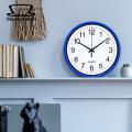 Quartz Sweep Movement Wall Clock Large Number Silent Wall Clock for Home Office Decoration 8 Inch Round Hanging Clock Large Number Wall Clock. 