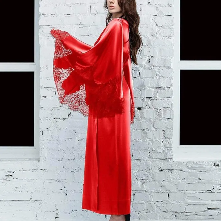 Lingerie%20Women%20Long%20Lingerie%20Robe%20Silk%20Kimono%20Robe.%20-%20Image%205