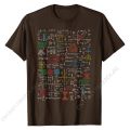 Funny Math Teacher Gift Idea Mathematics Formulas Sheet T-Shirt T Shirt Brand Normal Cotton Mens Tops T Shirt Printed On. 