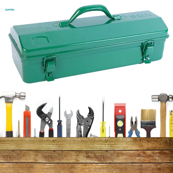 Metal%20Tool%20Box%20with%20Lock%20Latch%20Green%20Tool%20Organizer%20for%20Garage%20Home%20Workshop%2042cmx12cmx15.5cm%20-%20Image%204
