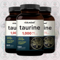 NatureBell Taurine – 1,000 mg – 500 Capsules – Double Strength – for Heart, Brain, Eye & Antioxidant Support.