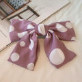 1 Pc Trendy Big Polka Dot/ Large Ball Printed 2 Layer Hair Band For Girls Simple Stylish - Bowknots Hair Clip for Women New Collection Hairpin Hair Accessories For Summer Style Women - Hair Band.