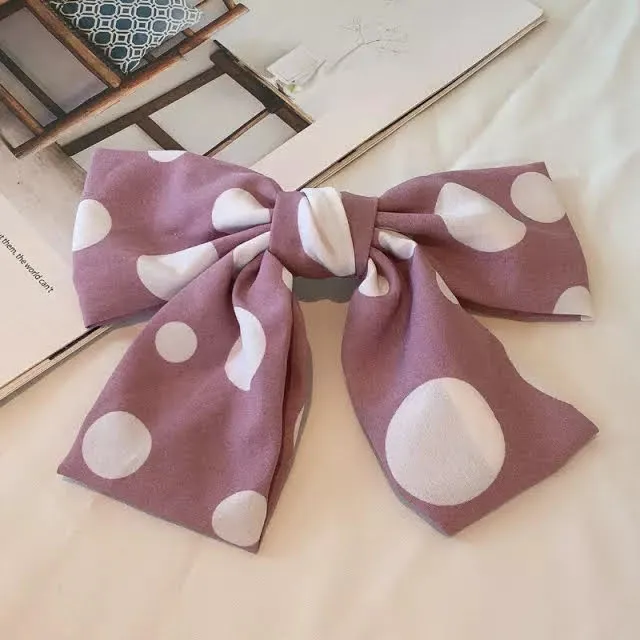 1%20Pc%20Trendy%20Big%20Polka%20Dot/%20Large%20Ball%20Printed%202%20Layer%20Hair%20Band%20For%20Girls%20Simple%20Stylish%20-%20Bowknots%20Hair%20Clip%20for%20Women%20New%20Collection%20Hairpin%20Hair%20Accessories%20For%20Summer%20Style%20Women%20-%20Hair%20Band%20-%20Image%205