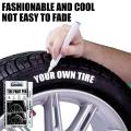 Tyre marker pen white colour.