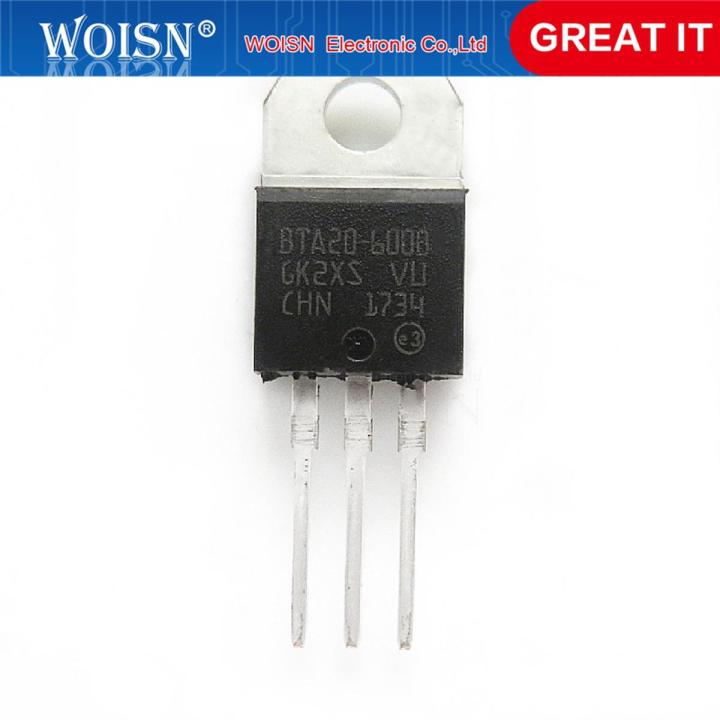 10pcs/lot BTA20-600B BTA20 BTA20-600 Triacs 20 Amp 600 Volt TO-220 new ...