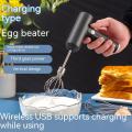 Manual Mixer Electric Egg Beater USB Charging Milk Frother Foam Creamer Cake Automatic Coffee Whisk Milker Kitchen Whisk Tools. 
