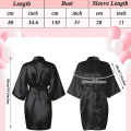 Women's Girls Birthday Party Robes Spa Queen Squad Kimono Robe Bathrobe Satin Pajamas Spa Sleepover Party Robes Dressing Gown. 