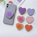 Glossy Color Phnom Penh Love Heart Foldable Grip Tok Elastic Phone Holder Support Finger Ring Talk Socket Universal. 