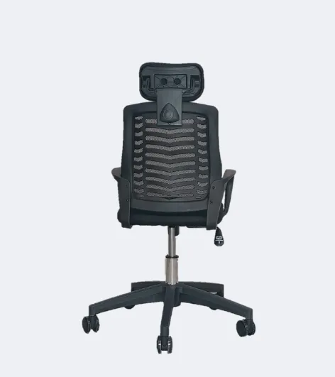 FN-EC-07p%20Black%20Smart%20Office%20Revolving%20Chair%20with%20Headrest%20(V%20Mesh%20Plastic%20Base)%20-%20Image%203