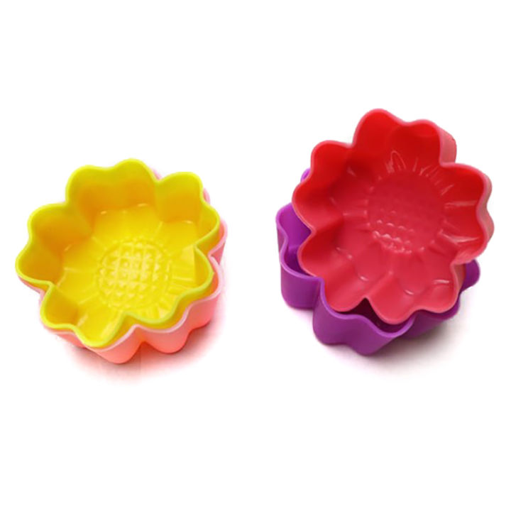 4Pcs%205cm%20Silicone%20Sunflower%20Cake%20Decoration%20Mold%20Dessert%20Making%20Baking%20Tools%20-%20Image%206
