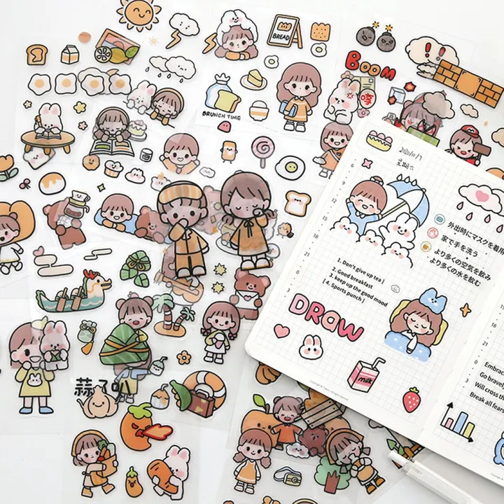 100Pcs%20Stickers%20Anime%20Figure%20Pattern%20Decorative%20PET%20Cartoon%20Character%20Decals%20for%20Scrapbook%20-%20Image%202
