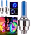 Bike Motorcycle Cycling LED 1 Pair Rainbow RGB Color Bike Wheel Tire Light. 