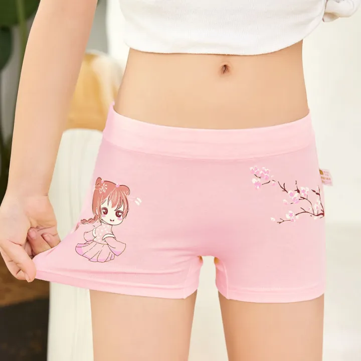 Girls'%20Underwear%20Pure%20Cotton%20Boxer%20Brief%20Little%20Girl%20Children's%20Underwear%20Boxer%20Shorts%20Medium%20and%20Big%20Children%20Cotton%20Baby%20Summer%20-%20Image%204