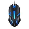 HXSJ T-WOLF V1 Wired Gaming Mouse 3 Button 7 Colorful Backlight 1200 DPI Office Mouse Built-in Weights for Laptop/PC. 