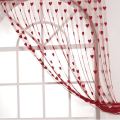 Love Heart String Curtain Window Door Divider Sheer Curtain Valance - Curtains Sets - Porda. 