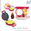 Waffle Maker Toy Set – Kids Kitchen Play with Light-Up Waffles. 