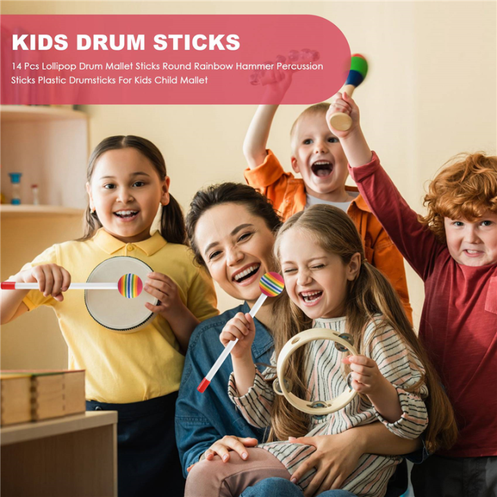 14%20Pcs%20Lollipop%20Drum%20Mallet%20Sticks%20Plastic%20Drumsticks%20for%20Kids%20-%20Image%202