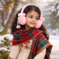 Ear Muffs for Winter for Girls, Kids & Baby | Plush Ear Warmer Earmuffs | Cat Style Earmuffs | Low Price Ear Mufflers for Cold & Noise Protection. 