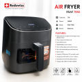Redswiss RSAF 7002 7.0L 1800W Air Fryer – Digital Touch Screen, Oil-Free Healthy Cooking, 80% Less Fat, Fast Air Circulation Technology. 