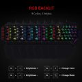 Mini One-Handed Mechanical Gaming Keyboard K50 RGB Backlit Portable Mini Gaming Keypad Game Controller for PC PS4 Xbox Gamer. 