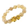 Pixiu Guardian Bracelet Bring Luck Wealth Beads Strand Bracelets Chinese Fengshui Wristband Unisex Lucky Wealthy Men Women.