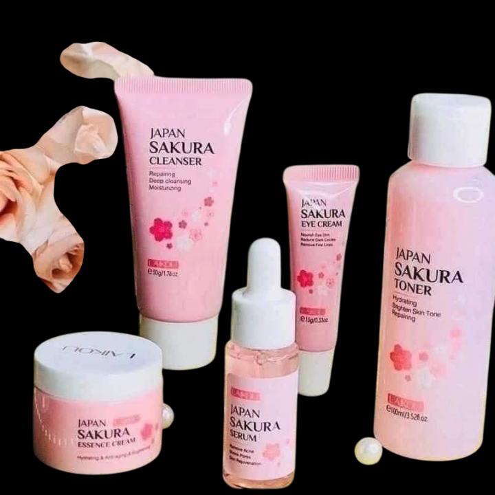 Laikou%20skin%20care%20product%20Sakura%20Skincare%20Set%20Cleanser%2050G%20Sakura%20Serum%2017Ml%20Face%20Cream%2025G%20-%20Image%203