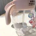 Cute Cartoon Children Straw Bottle Portable Leakproof Anti-choking Water Cup 280ml Large Capacity Baby Infant Learning Training Drinking Bottle.