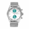 Elmnt White Dial Stainless Steel Strap Watch For Men - 1805SM04. 