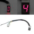 LED Universal Digital Gear Indicator Motorcycle Display Shift Lever Sensor. 