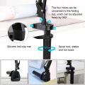 PULUZ 10.2 inch 26cm Ring Curved Light + Desktop Arm Stand USB 3 Modes Dimmable Dual Color Temperature LED Vlogging Selfie Photography Video Lights with Phone Clamp(Black). 
