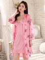 Women Night Dress Female Sleepwear Se-xy Lady Night Wear.