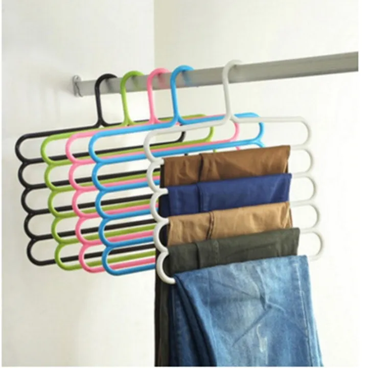 Multi Port Space Saving Five layer Hanger