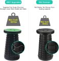 Stylish Addition - Outdoor Retractable Stool Portable Folding Camping Chair Adjustable Height Plastic Fishing Chair - Sustainable Choice. 