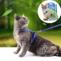Adjustable Nylon Pet Cat Harness and Leash ~ Kitten Belt Collar with lead. 
