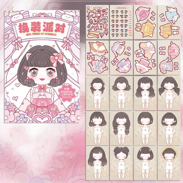Dress%20up%20Doll%20Stickers,%20Sticker%20Activity%20Books%20Set,%20Creativity%20Educational%20Scrapbooking,%20DIY%20Princess%20dress%20up%20Stickers%20for%20kids%20ages%203+%20-%20Image%205
