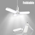 50W E27 LED Bulb Super Bright Foldable Fan Blade Angle Adjustable Ceiling Lamp Home Energy Saving Lights CE RoHS. 