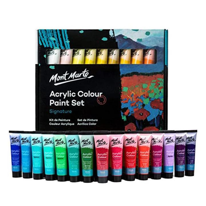 Mont Marte Signature Acrylic Paint Set 36 ml x 36 Colors