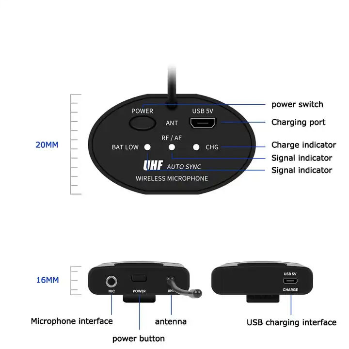 UHF%20Wireless%20Microphone%20Set%20with%20Bodypack%20Transmitter%20and%20Mini%20Rechargeable%20Receiver%20for%20for%20Vlogging/DSLR%20Camera/Mobile%20-%20Image%205