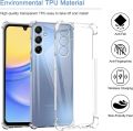 Samsung Galaxy A55   Transparent Soft & Flexible TPU With Bumper Mobile Back Cover. 