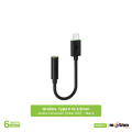 Oraimo  Type C to 3.5mm Audio Converter (OAA-310) - Black. 