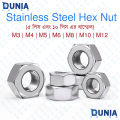 SS HEX NUT M3 M4 M6 M8 M10 M12 STAINLESS STEEL.