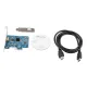 PVC PCI‑E to HDMI High Definition Video Capture Card Support 4K 30Hz for Windows XP SP2 Vista Win7 Win8. 