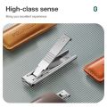 MR.GREEN Ultra Thin Nail Clippers Portable Nail Cutters With Cow Leather Cover Superior Texture Stainless Steel Manicure Tool. 
